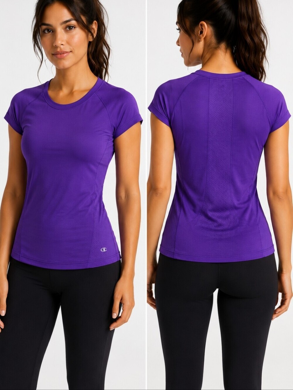 Champion DuoDry Purple Athletic Running Training XS Moisture Wicking Gorpcore
